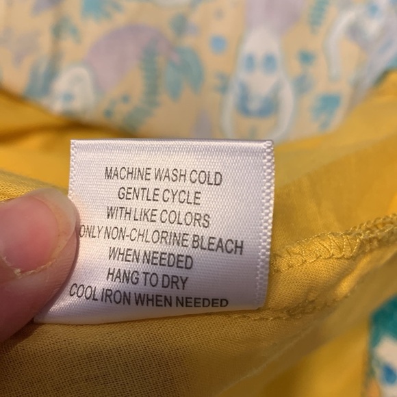 ModCloth Yellow purple teal Mermaid Cotton fit and flare sleeveless dress large - Picture 12 of 12